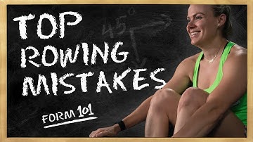 Form Mistakes - Rowing Machine Technique ✅ Form 101 series