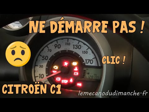 Citroën C1 ne démarre plus