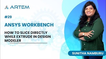 How to slice directly while extrude in Design Modeler - Ansys Workbench #29 #trending #youtubeshorts