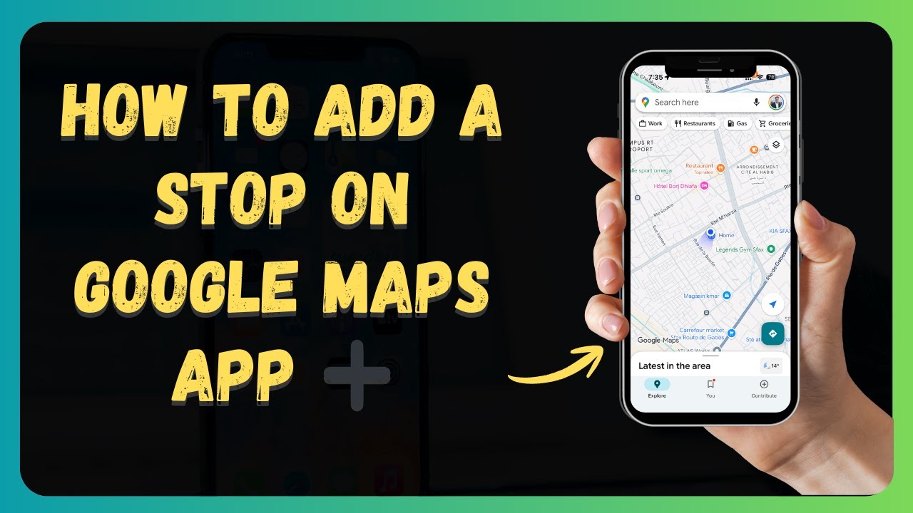 How to Add a Stop on Google Maps app [New 2026 Update] - YouTube