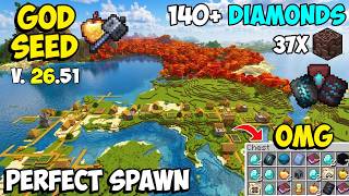 🔥Ultimate Dappled Forest [God Seed] For Minecraft 26.51 Bedrock & PE | Double 5 Blacksmith Village