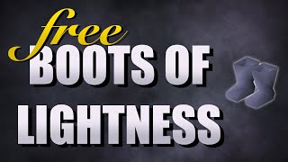 OSRS - How To Get Free Boots Of Lightness