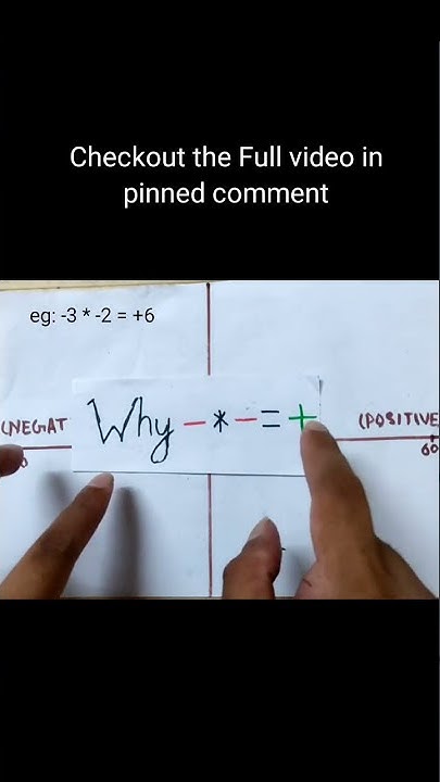 Why Negative Times Negative Is Positive Unknot The Mystery In why-negative-times-negative-is-positive-unknot-the-mystery-in