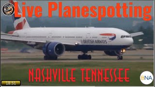 Live Planespotting from Nashville International Airport (BNA)