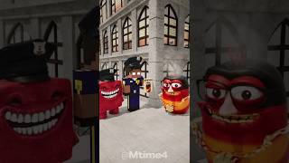 Herobrine and E E Ei are Catching Bad Guy Oi Oi Oi Red Larva Part 2