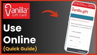 How To Use Vanilla Gift Card !
