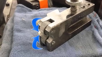 Lathe 4: An Operation with the Knurling Tool