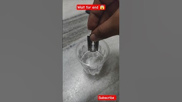 surface tension 😱 | blade float on water #shorts #trending #viralvideo #experiment