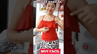 BLUSAS BONITAS Y FACILES DE HACER #SHORTS