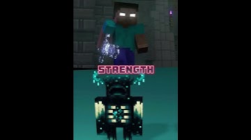 Herobrine vs Warden in Minecraft #shorts #minecraft #herobrine #vs #warden #trending #viral