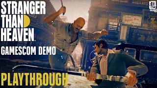 gamescom Demo Gameplay | STRANGER THAN HEAVEN @SEGAAsiaEN