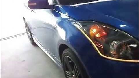Turn Signal Blue mirror with LED For SUZUKI SWIFT