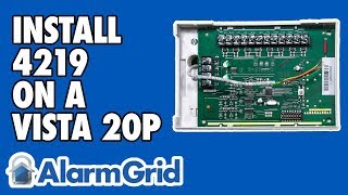 How Do I Wire The Honeywell 4219 To My Vista 20P?