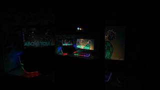 Demon slayer x gaming setup 🥶🔥...#gaming #gamingsetup #anime #shorts #viral