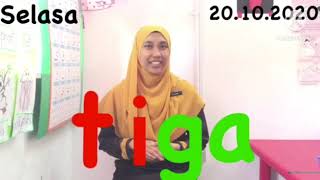Matematik: Ulang kaji nama nombor (1-5)