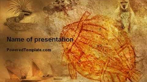 Australian Culture PowerPoint Template by PoweredTemplate.com