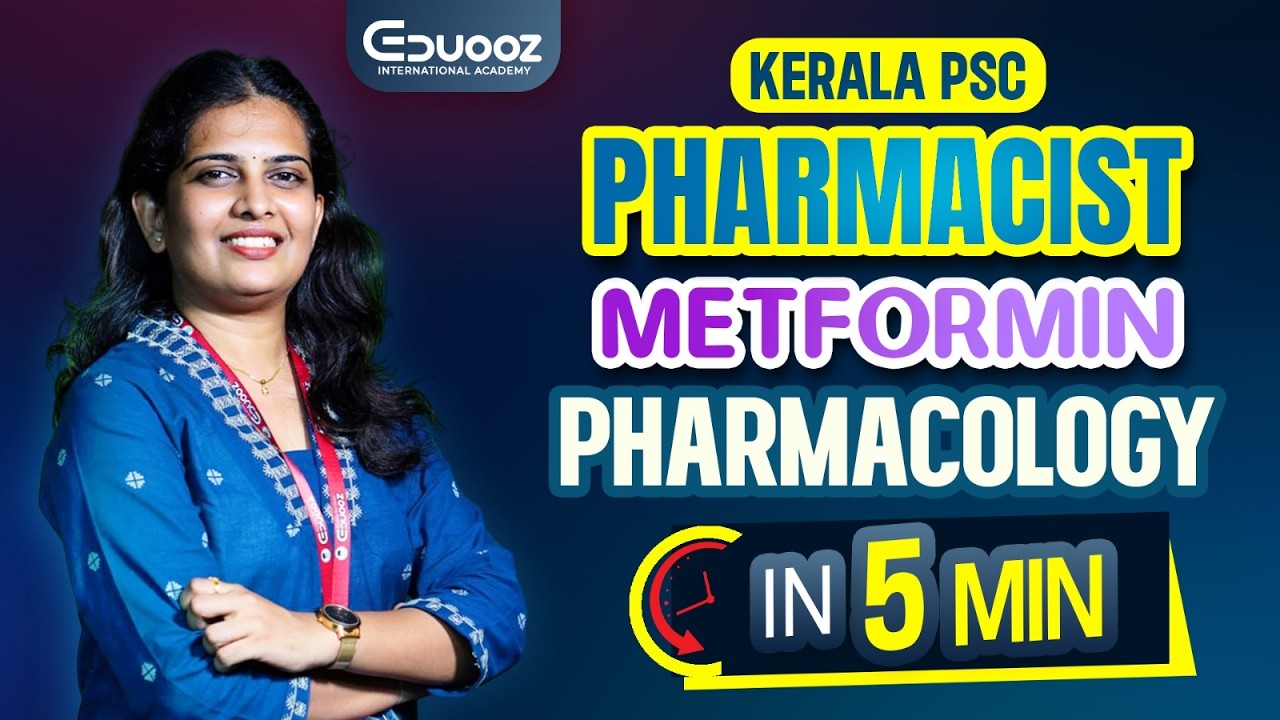 Metformin  Pharmacology: A 5-Minute Simplified Explanation | Eduooz International Academy
