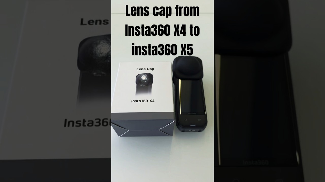 The lens cap from the Insta360 X4 to the Insta360 X5 is perfect