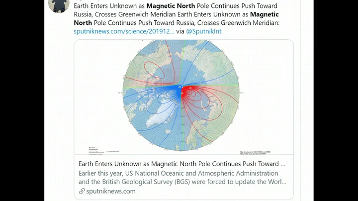 Earth Enters Unknown as Magnetic North Pole Continues Push Toward Russia 30-34 Miles a Year