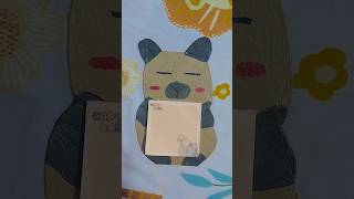 capybara sticky notes #artandcraftgallery712 #art #drawing #capybara #artscraft