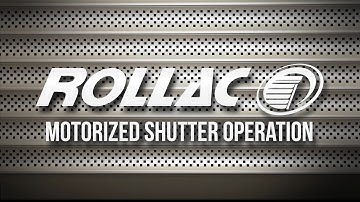 motorized shutter operation