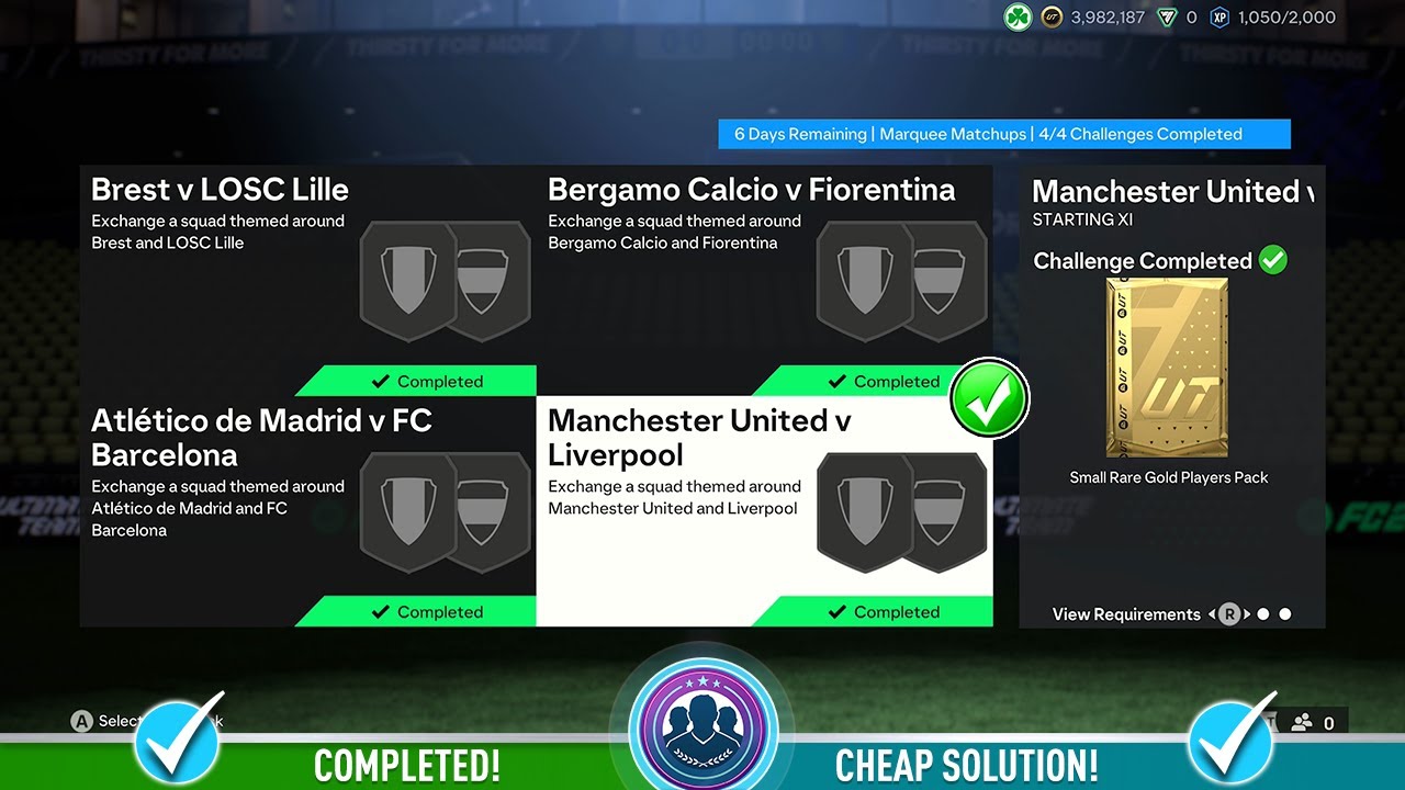 FC 24 Marquee Matchups - Manchester United v Liverpool SBC - Cheap Solution & Tips