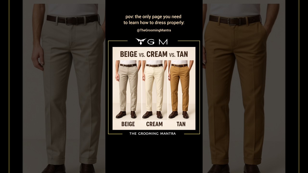 Beige, Cream or Tan, what's your favorite colour? 😍 