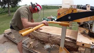 Milling a Spalted Maple Log