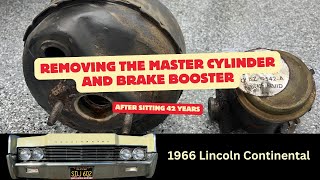 1966 Lincoln Continental | Removing the Master Cylinder & Brake Booster