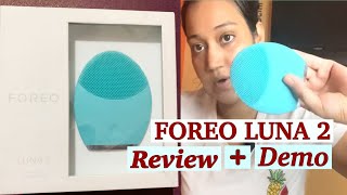 FOREO LUNA 2 CLEANSING AND ANTI-AGING DEVICE Review + Demo