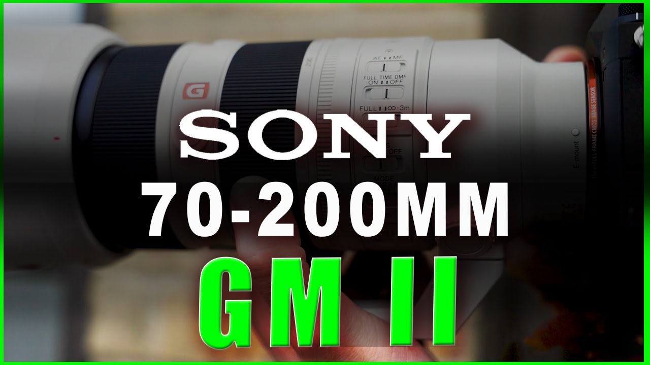 Sony A7 II Camera and Sony FE 70-200mm F2.8 GM II Lens