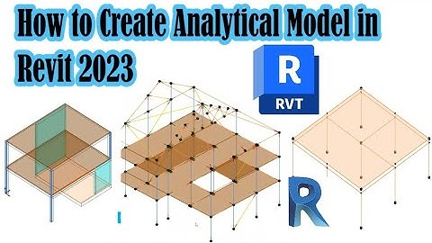 How To Create Analytical Model  | in Revit | Tutorial | Revit 2023