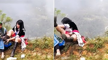 Moments Filmed Seconds Before Disaster