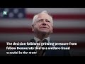 Tim Walz Exits Minnesota Governor’s Race
