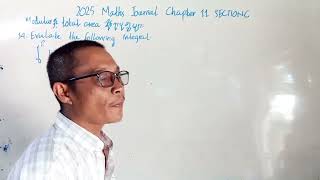 modulus, total area ဆိုင်ရာ ပုစ္ဆာလေးများ2025 Maths Journal Chapter 11 Section C No.13,14,15 Part 4