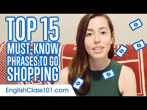 Top 15 Must-Know Phrases to Go Shopping in English