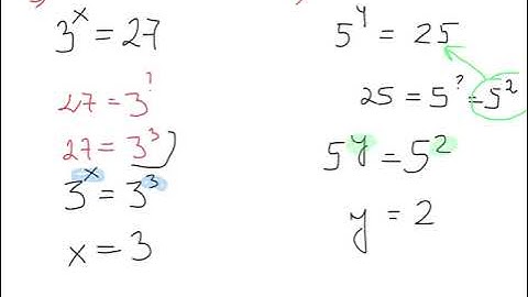 Solving equations with x as an index