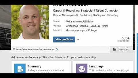 LinkedIn Quick Tip: Creating a Custom URL