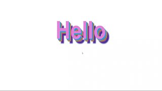 TEXT SHADOW ANIMATION EFFECT WITH CSS