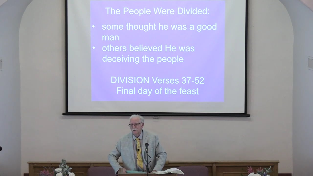 The Gospel of John: "The Feast of Tabernacles" (John 7:37-53)