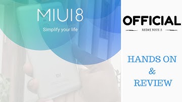 OFFICIAL MIUI 8 | XIAOMI REDMI NOTE 3 | HANDS ON REVIEW