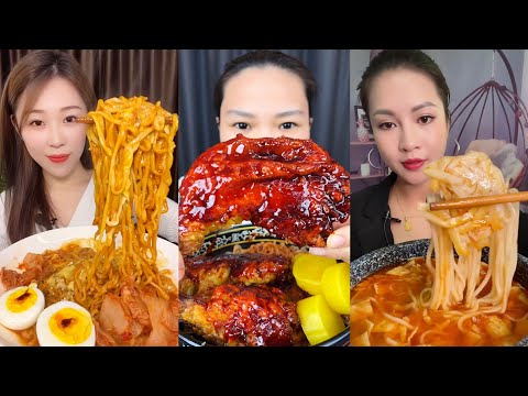 CHINESE SPICY FIRE NOODLES MUKBANG EATING | 불닭볶음면 먹방 | 짜장면한식 먹방 | 틈새라면/중국먹방/비빔면 먹방 | 중국 면먹방 리얼사운드 먹방