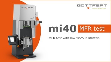 Melt Flow Indexer mi40 | GÖTTFERT