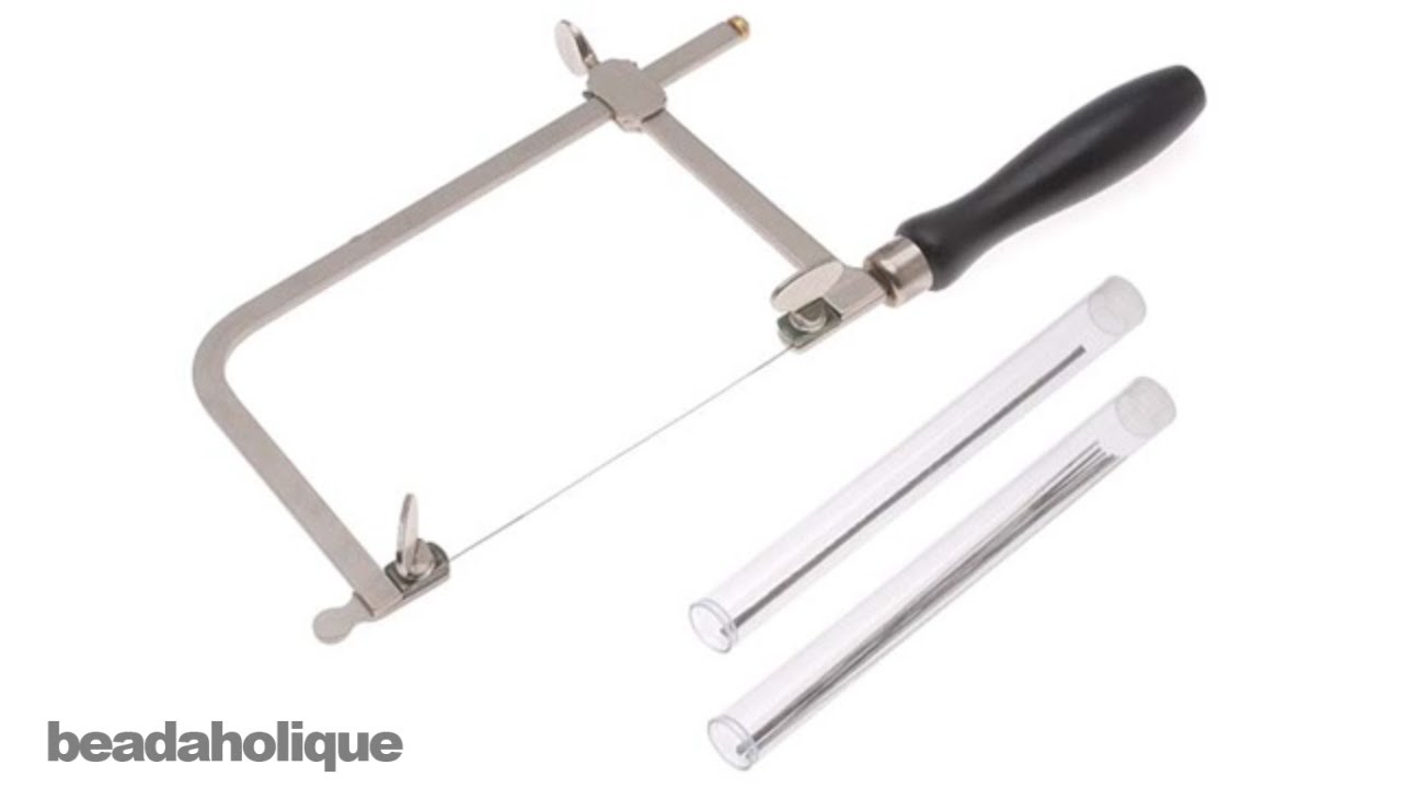 How to Put in a Saw Blade on an Adjustable German Style Sawframe YouTube