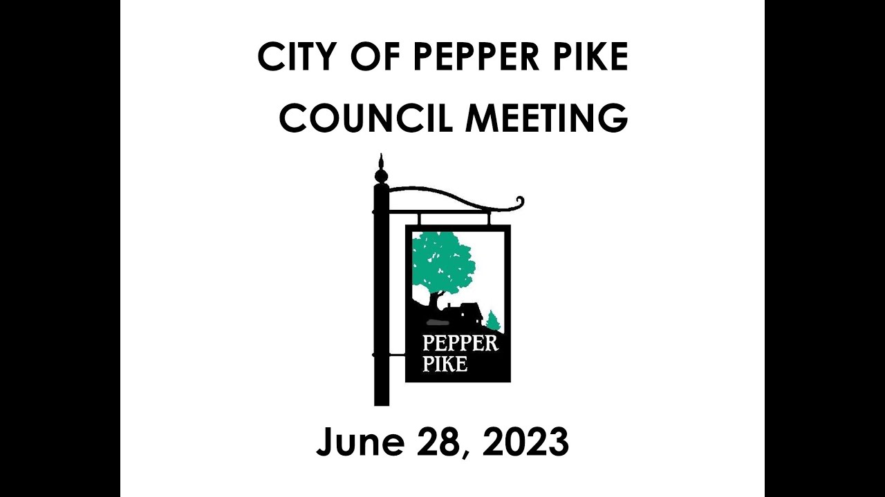 Pepper Pike Council Meeting June 28, 2023 - YouTube