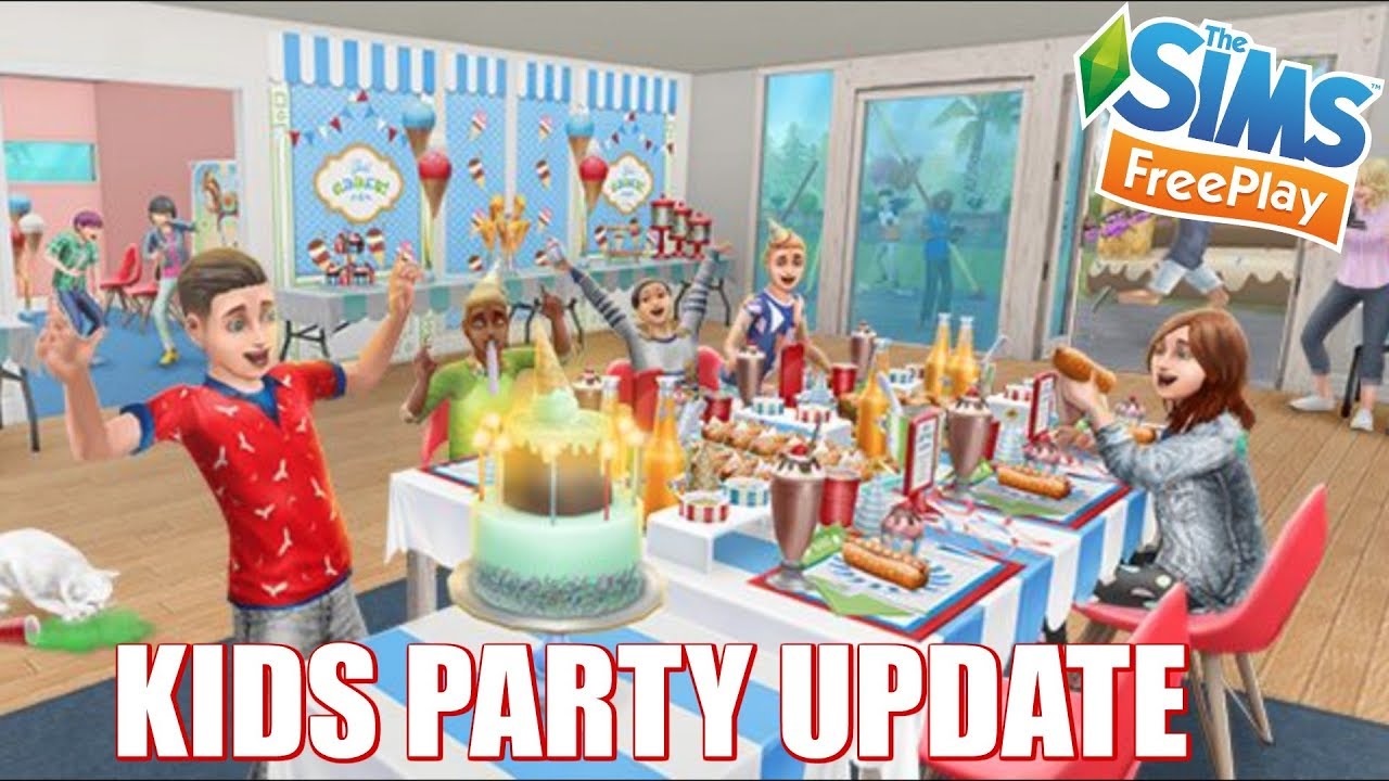 🎉 Sims Freeplay Kids Party Update Trailer Reaction 🎂 YouTube