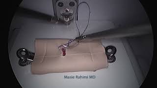 Laparoscopic Advanced Skills Intestinal Anastomosis Barbed Suture