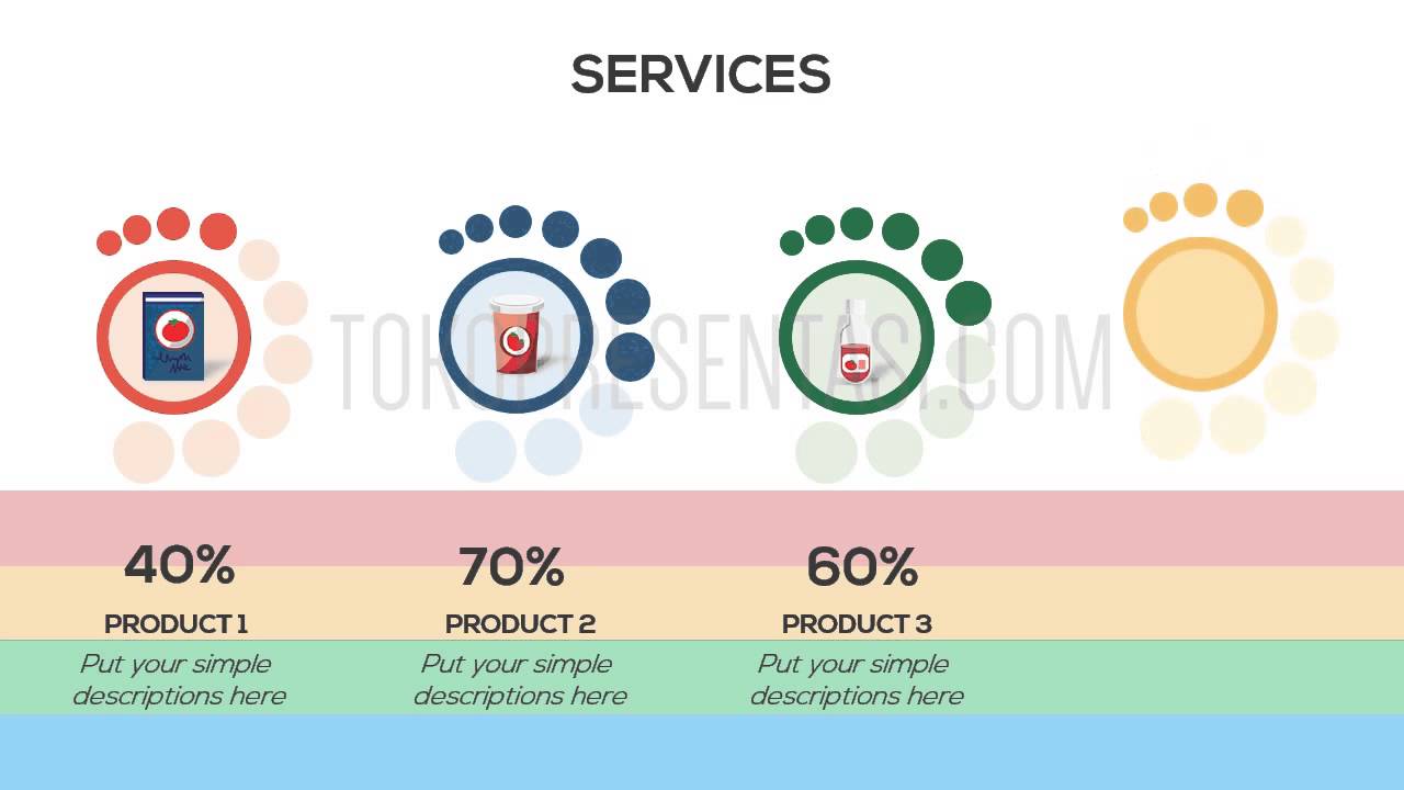 [TOKOPRESENTASI.COM] Powerpoint template for company profile - Rainbow