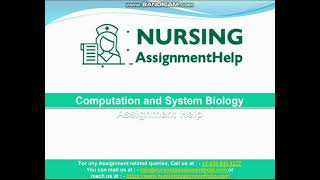 Computation and System Biology Assignment Help
