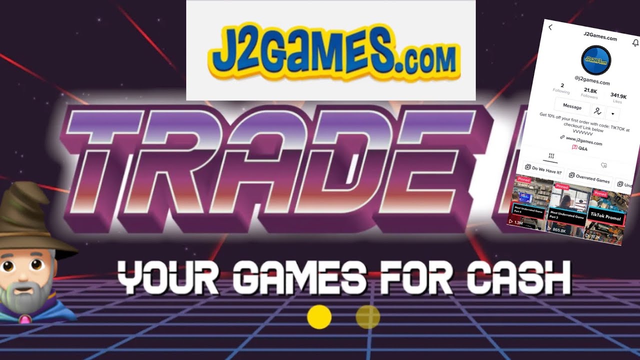 This is J2Games…the other TikTok video gaming store. - YouTube
